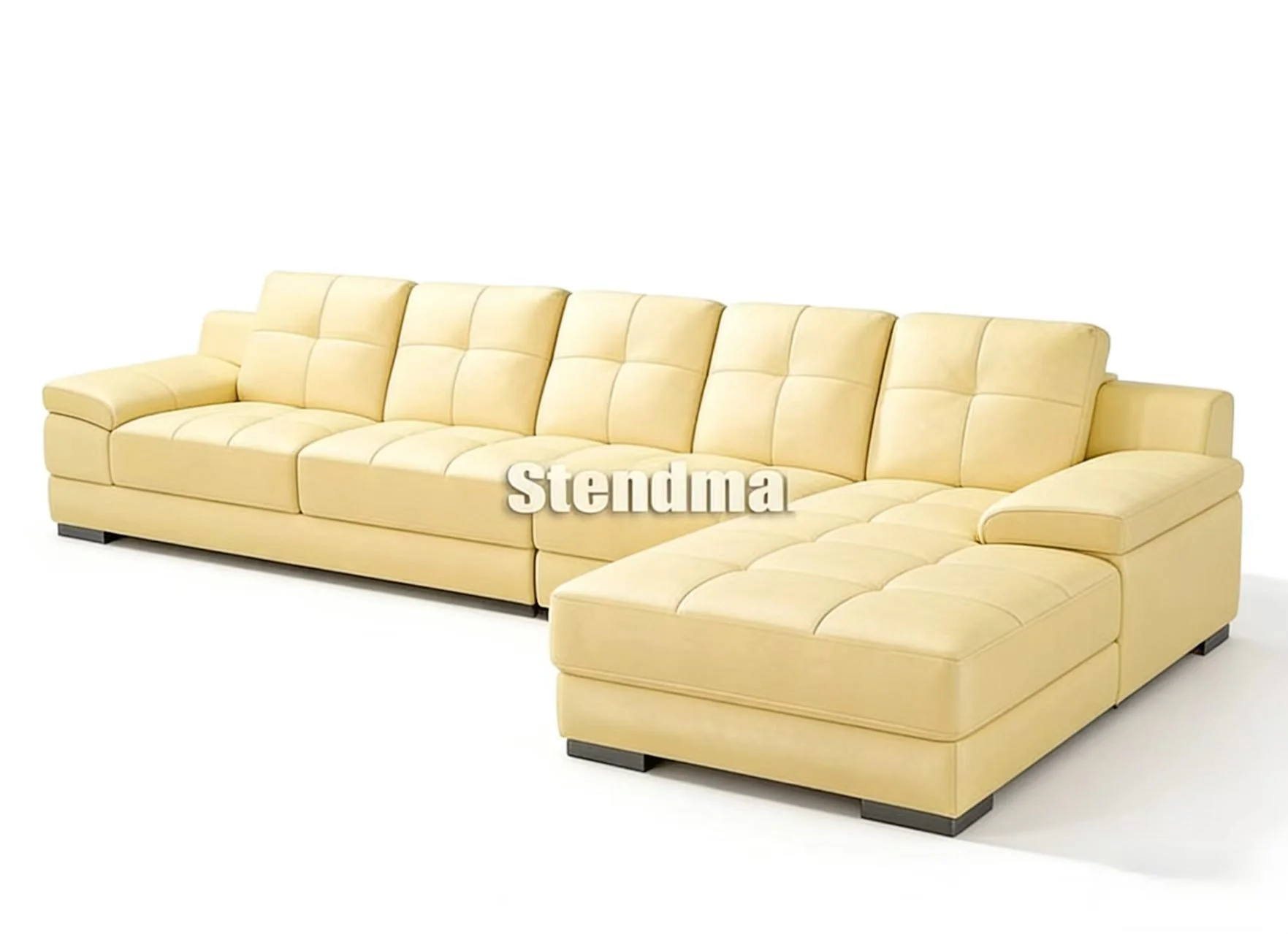 SA3203C 3pc. sectional Leather Sofa Set — Stendmar